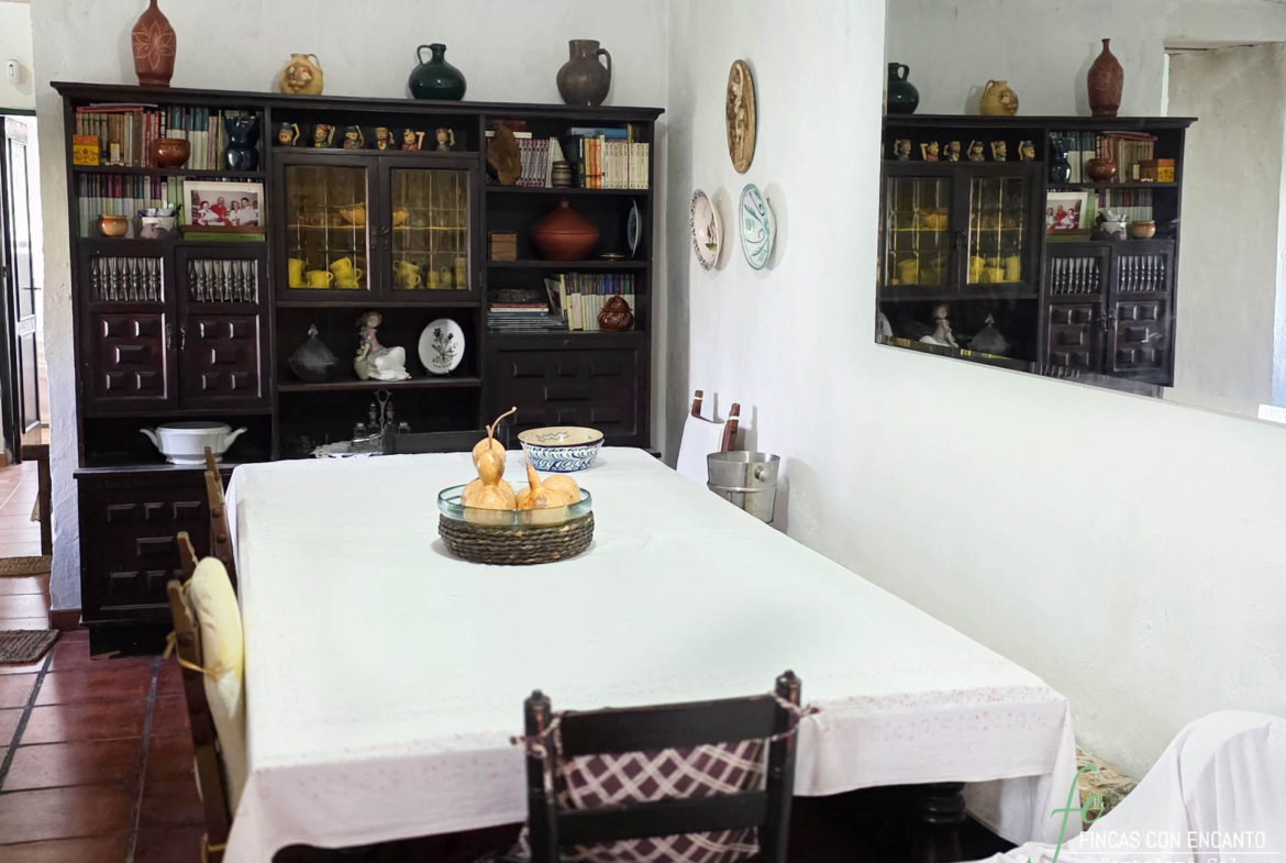 Comedor con mesa de seis personas