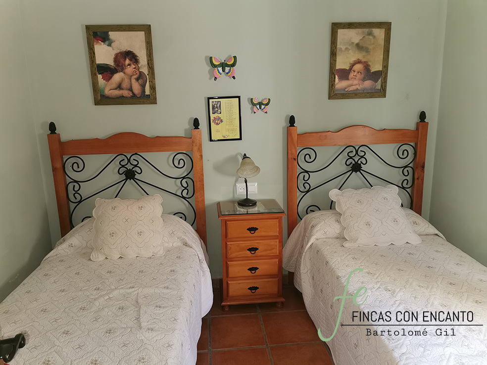Dormitorio con camas individuales