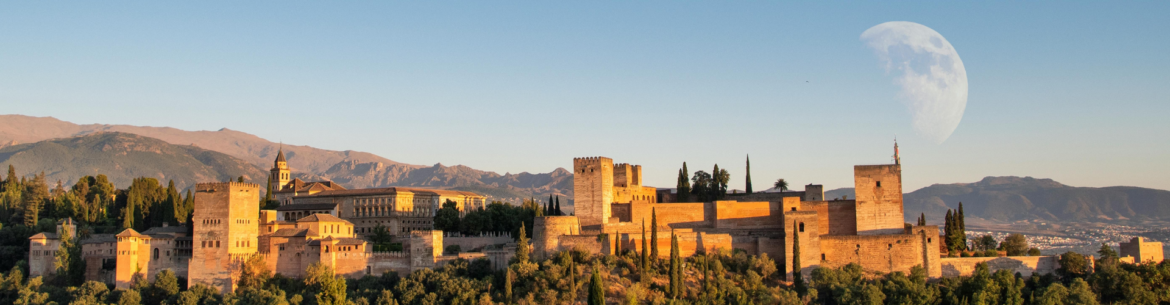 Fotoaérea de la alhambra de Granada