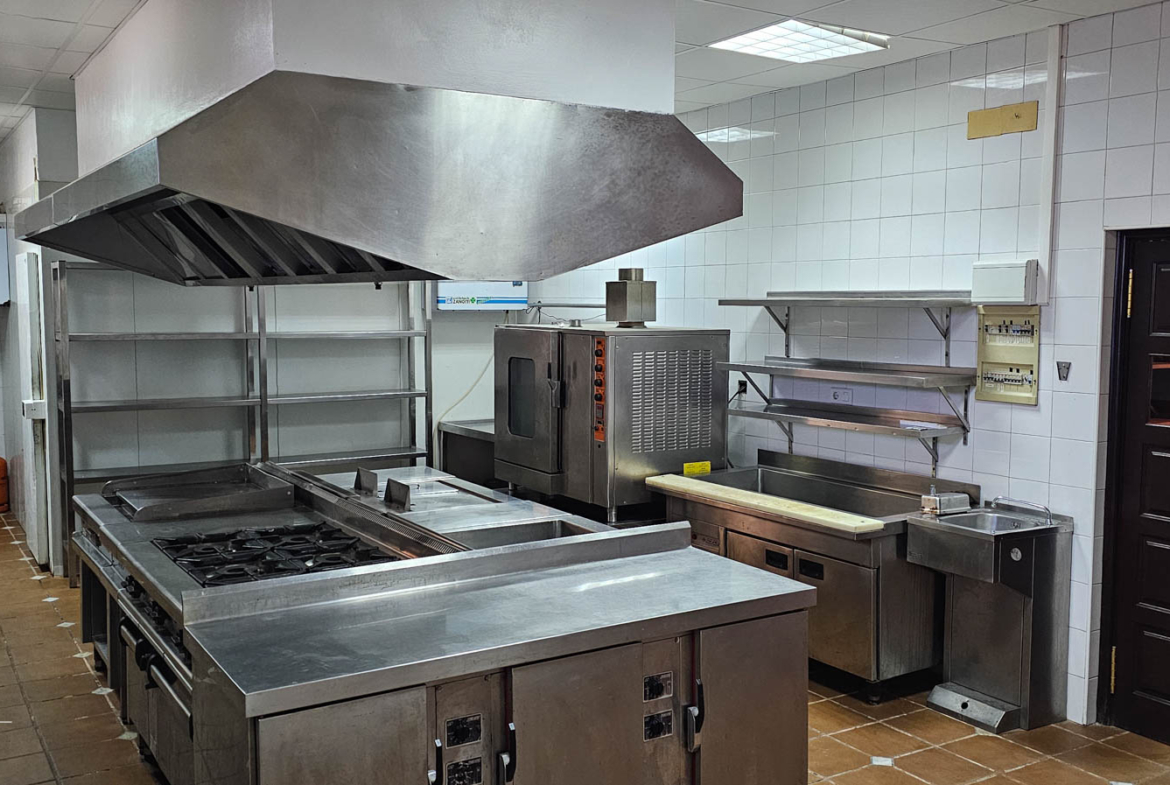 Interior de la cocina principal
