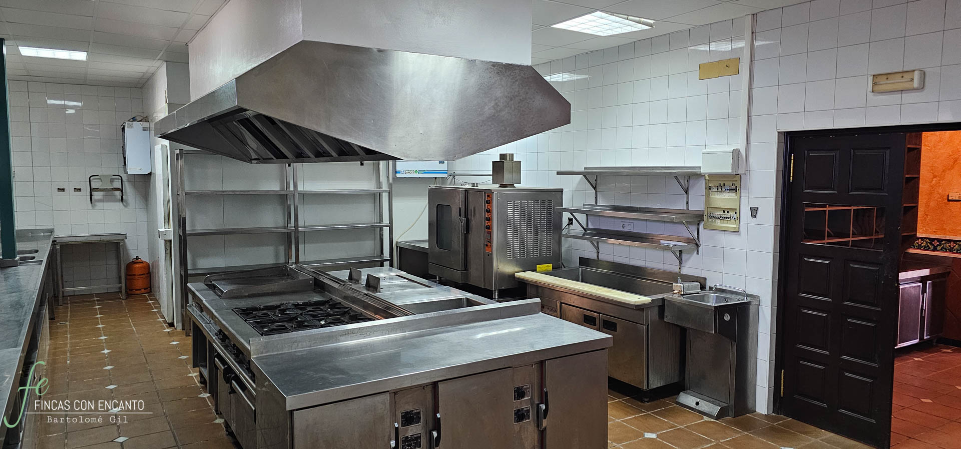 Interior de la cocina principal