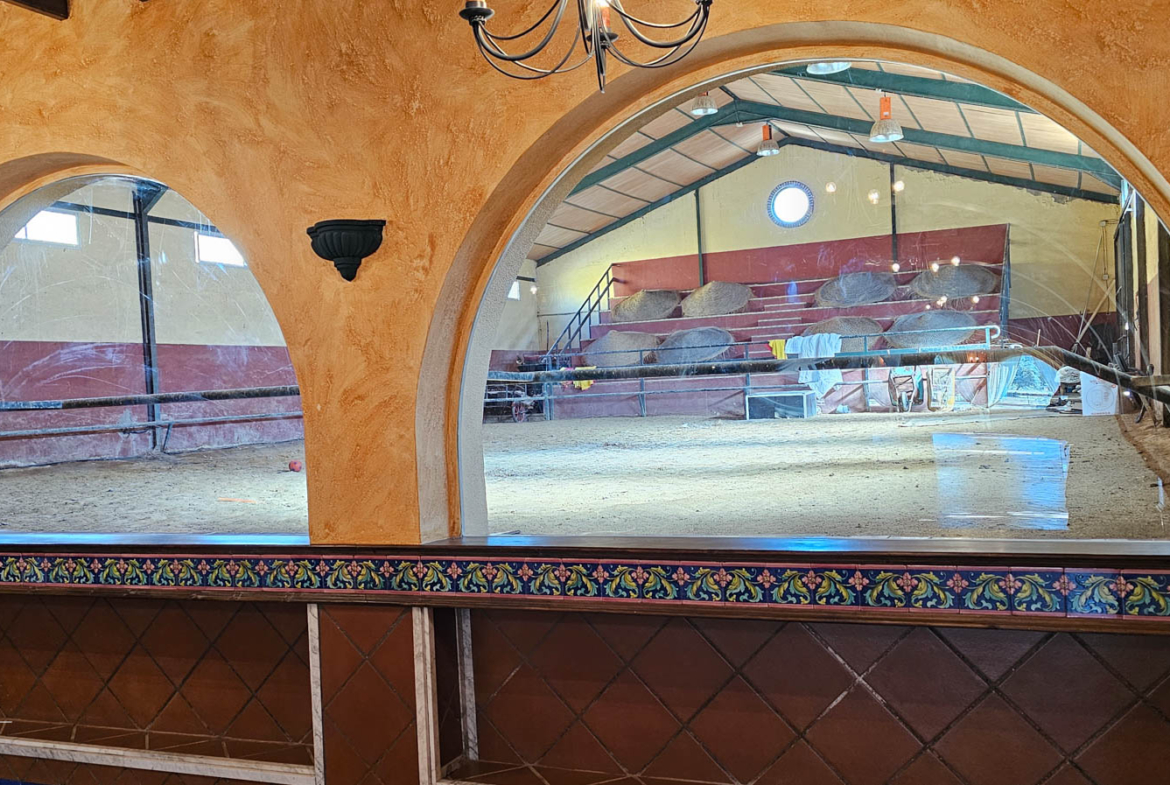 Interior de zona para animales