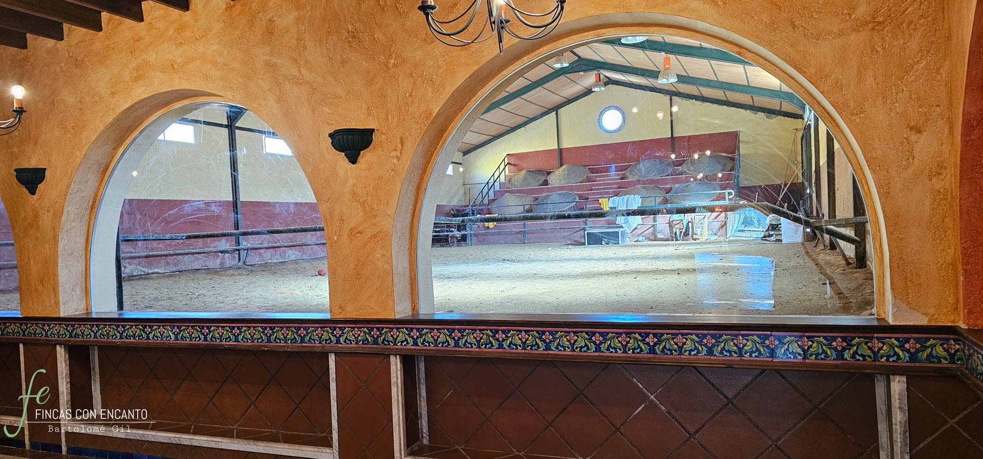 Interior de zona para animales