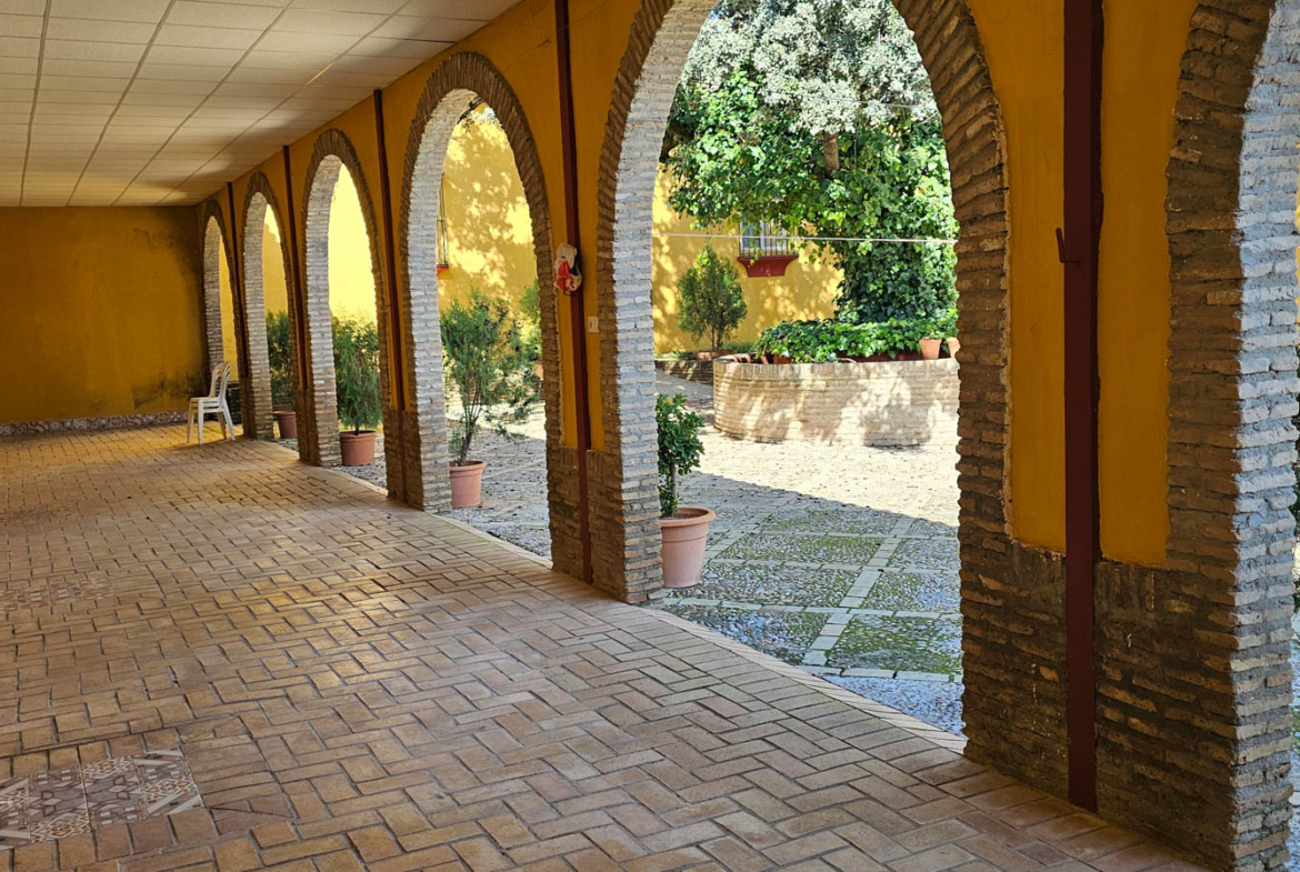 Porche con arcos